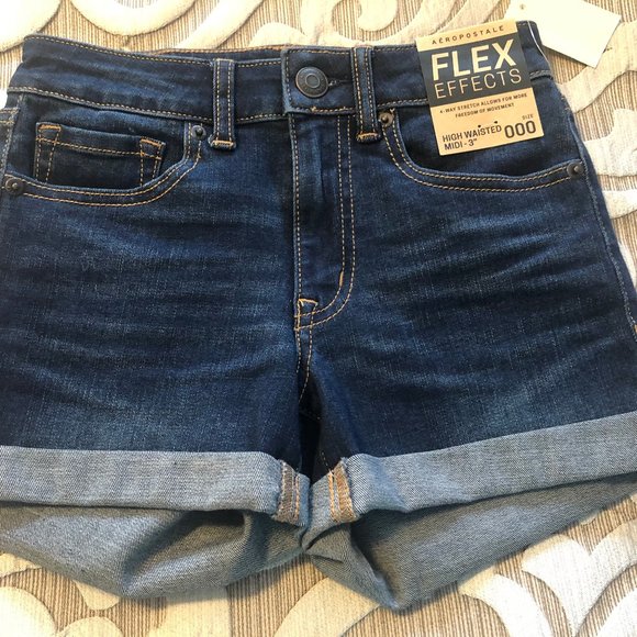 Aeropostale Pants - Aeropostle Aero Stretch Denim Shorts Size 000